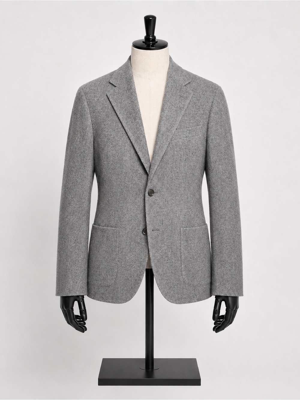 Corneliani Light Gray Wool Sport Coat